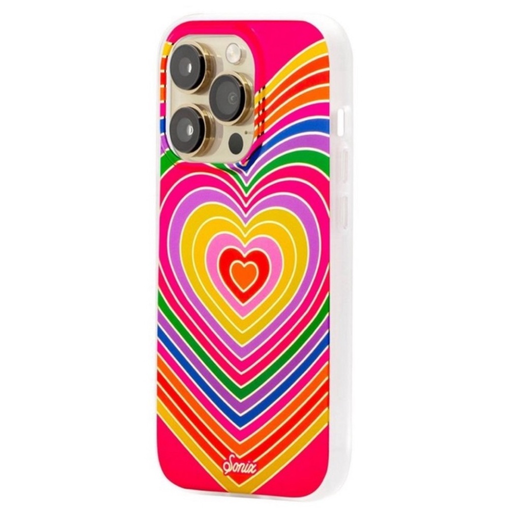 Sonix iPhone 14 Pro- Rainbow Hearts with MagSafe NWT - Picture 2 of 7